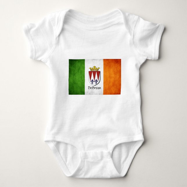 DeBryan Irish Flagga T Shirt (Framsida)