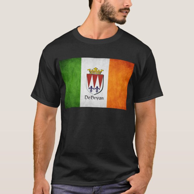 DeBryan Irish Flagga T-shirt (Framsida)
