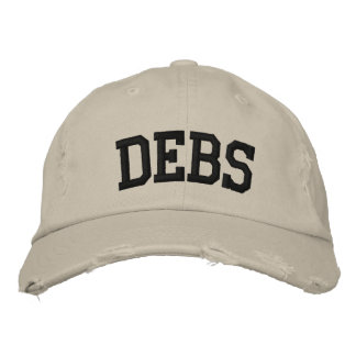 Debs Embroized Hat Broderad Keps