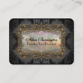 Debsaulea Elegant Guld Professionell Visitkort