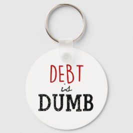 Debt är dum Dave Ramsey Nyckelring