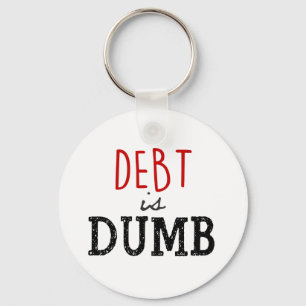 Debt är dum Dave Ramsey Nyckelring