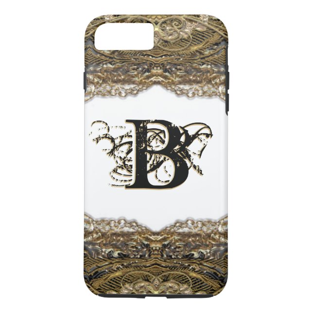 Debusschère IV Elegant Monogram Case-Mate iPhone Skal (Baksida)