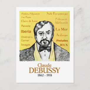 Debussy Vykort