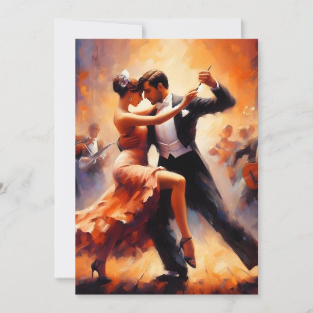 Debutante Boll Cotillion Ballroom Dancing Inbjudningar (Framsida)