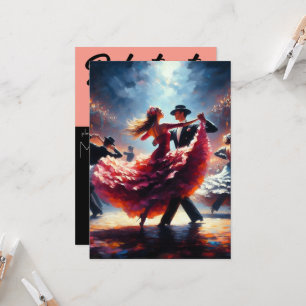 Debutante Boll Cotillion Ballroom Dancing Inbjudningar