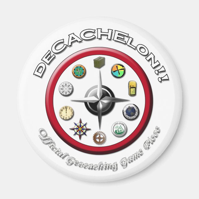 Decachelon Logotyp Magnet (Framsidan)