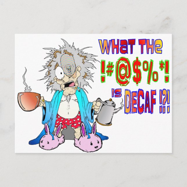 DECAF? VYKORT (Framsida)