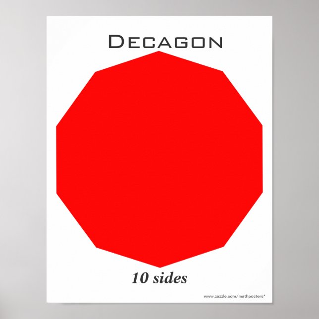 Decagon Poster polygon (Framsidan)