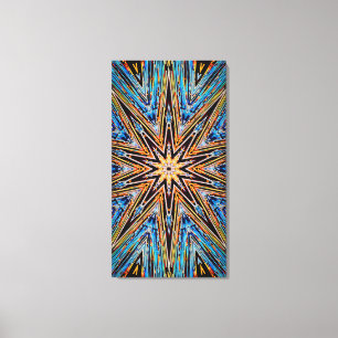 Decagon Starburst 21x40 Canvastryck