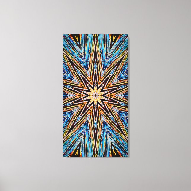 Decagon Starburst 21x40 Canvastryck (Framsida)