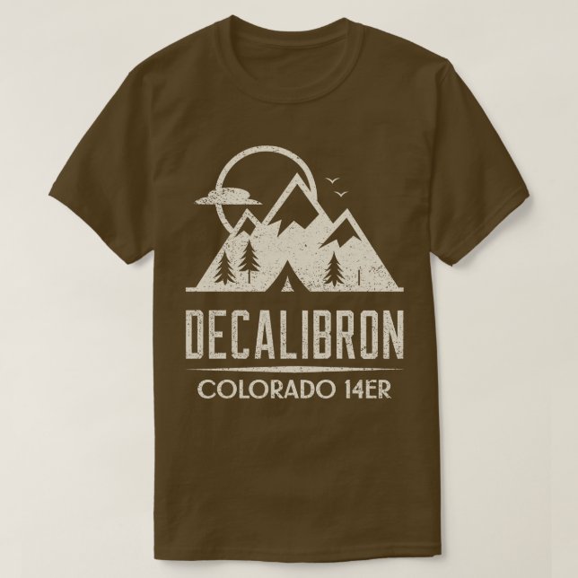 DECALIBRON 14ER COLORADO TShirt T Shirt (Design framsida)