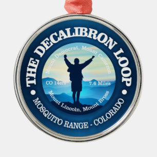Decalibron Loop (hiking) Julgransprydnad Metall