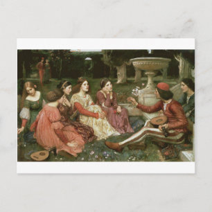 Decameron från John William Waterhouse (1916) Vykort