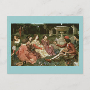 Decameron från John William Waterhouse (1916) Vykort