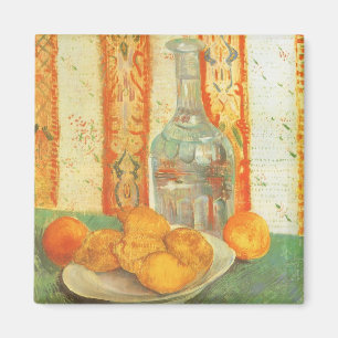 Decanter och Lemons på ett plan av Vincent van Gog Magnet