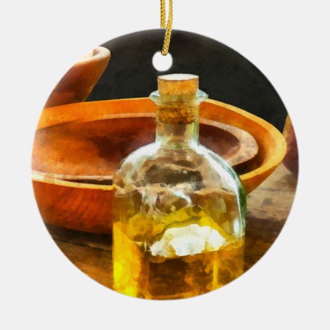 Decanter of Oil Julgransprydnad Keramik (Framsidan)