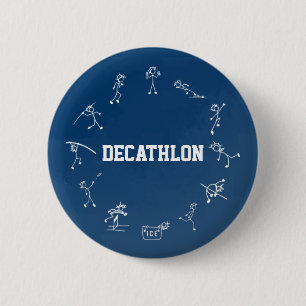 Decathlon Stickman Track and Fält Athletics Blue Knapp