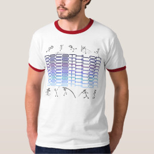 Decathlon x 10-shirt Blå toner T-shirt