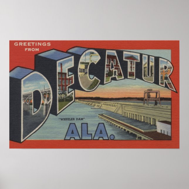Decatur, Alabama - Stora Brev Scenes Poster (Framsidan)