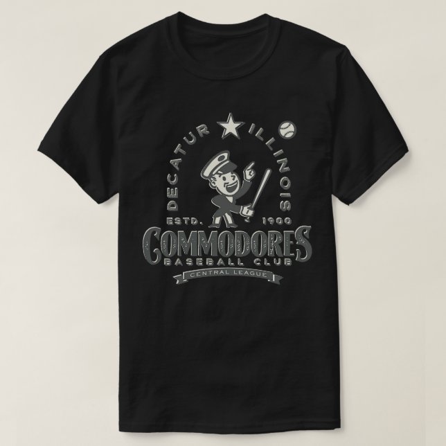 Decatur Illinois Commodoodores T Shirt (Design framsida)
