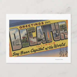 Decatur, Illinois (Soy Bean Capital) Vykort