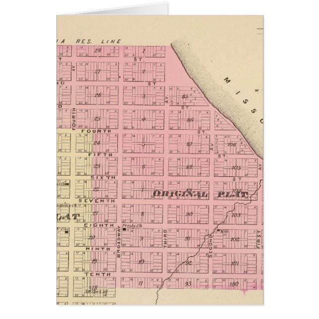 Decatur, Nebraska Hälsningskort (Framsidan)