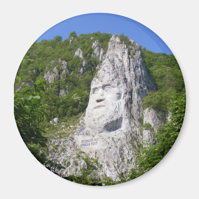 Decebalus Head Magnet (Framsidan)