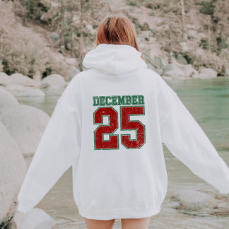 December 25 Jersey Athletic Style Christmas T Shirt