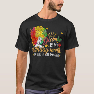 December är min födelsedag drottning Grattis på fö T Shirt