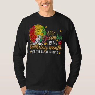 December är min födelsedag drottning Grattis på fö T Shirt