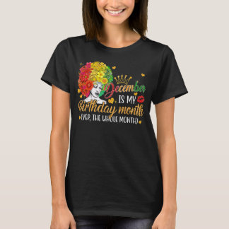 December är min födelsedag drottning Grattis på fö T Shirt