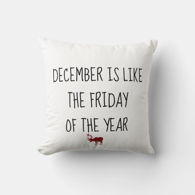 december är som FREDAG i Anpassningsbarna för Euro Kudde (Framsida)