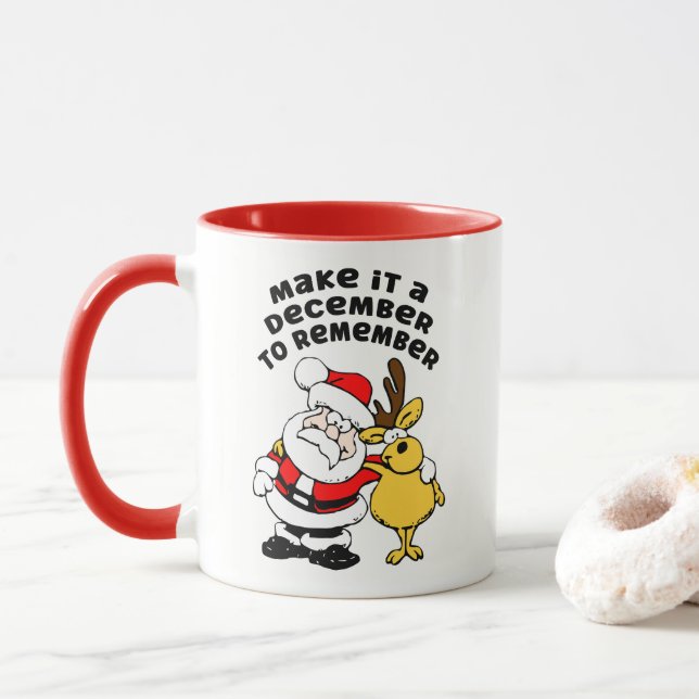 December att minnas mugg (Med munk)
