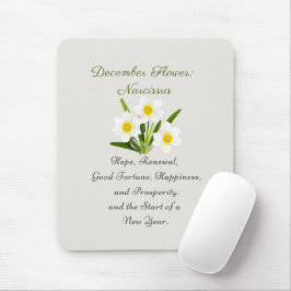 December Birth Month Flower Narcissus Elegant Musmatta