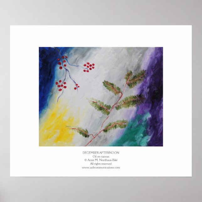 December eftermiddag poster (Framsidan)