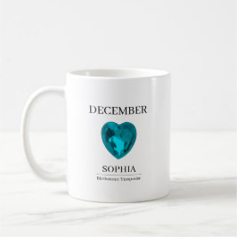 December Födelsesten Födelsedagsnamn Turkos Kaffemugg