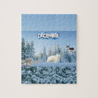 December Jigszle Puzzle Pussel