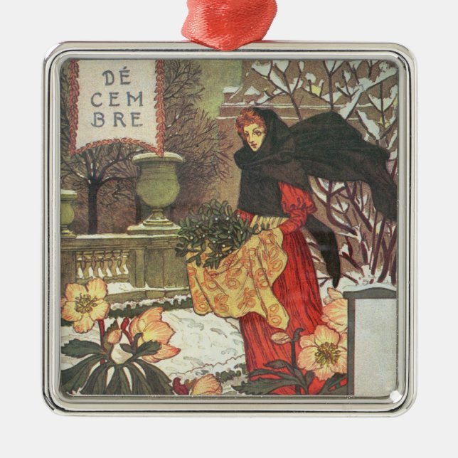 December Julgransprydnad Metall (Framsidan)