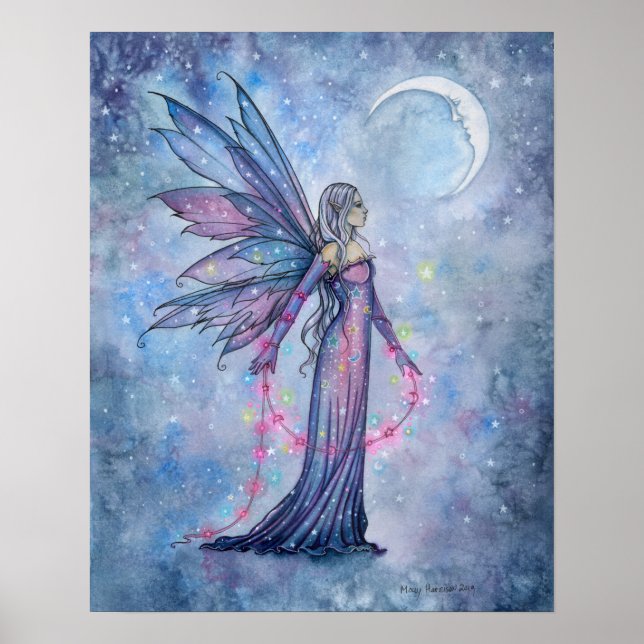 December Moon Fairy Affisch av Molly Harrison (Framsidan)