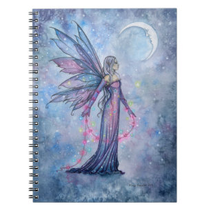 December Moon Fairy Anteckningsbok av Molly Harris