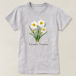 December Narcissus Blommor T-Shirt