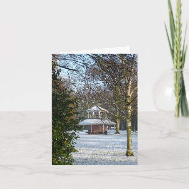 "December" Notecard Helgkort (Framsida)