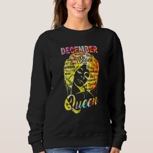 December Queen Black Woman Afro Natural Hair Afric T Shirt