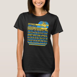 December Sagittarius Facts Zodiac Sign Solros A T Shirt