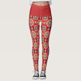 December Snöflingor Leggings