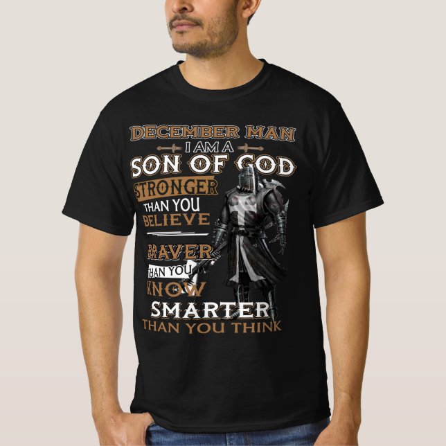 decemberman, Guds son, starkare än du tror T Shirt (Framsida)