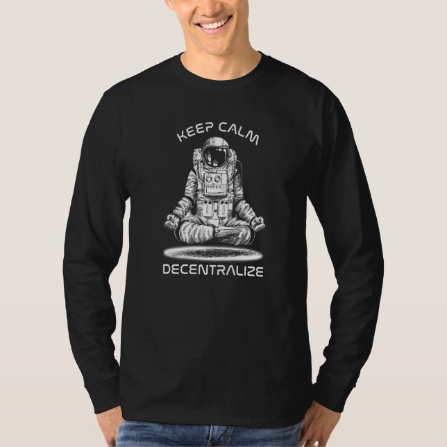 Decentralisera destrukturera strukturkedjan t shirt (Framsida)
