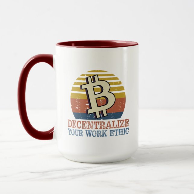 Decentralisera ditt arbete etiskt | Kryptoinvester Mugg (Vänster)