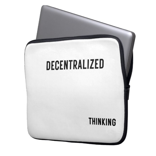 Decentraliserat Tänkande Skyddande Laptopfodral Laptop Fodral (Framsidan Vänster)